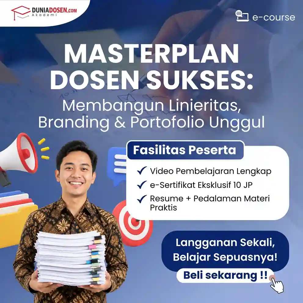 masterplan-dosen-sukses-membangun-linieritas-branding-portofolio-unggul